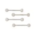 Multi-Pack CZ Titanium Barbells 2 Pair - 14 Gauge at Spencer's