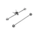 Rock On Skeleton Hand Industrial Barbells 2 Pack - 14 Gauge at Spencer's