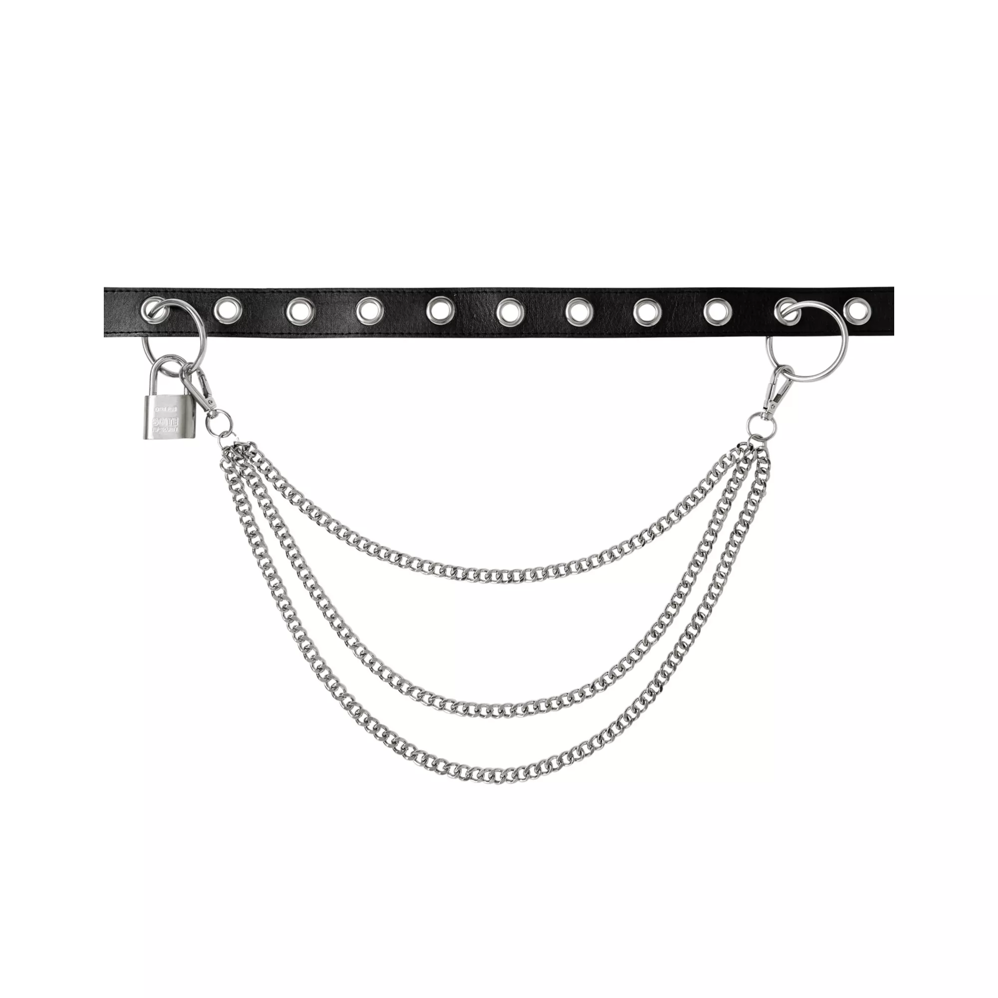 Chain Lock Belt at Spencer's