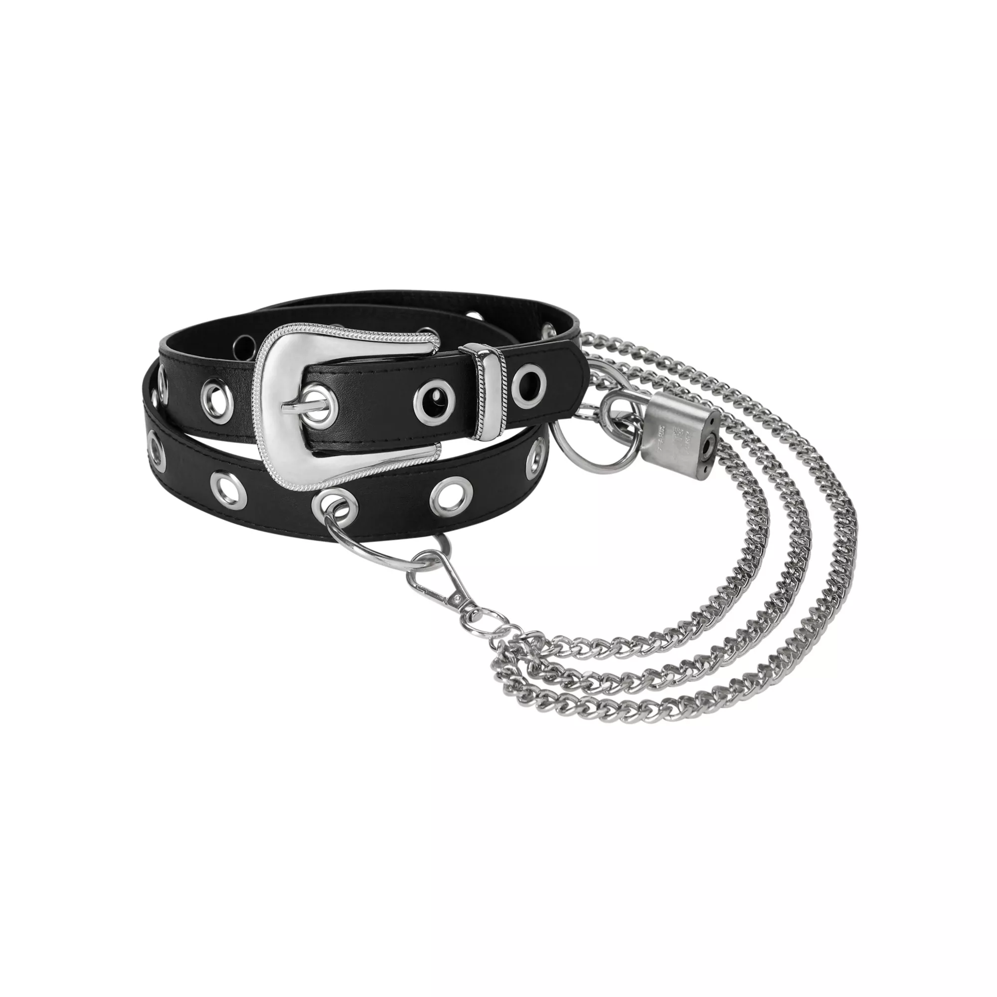Chain Lock Belt at Spencer's