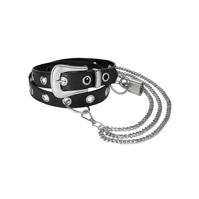 Chain Lock Belt at Spencer's