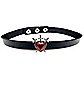 Heart and Sword Choker Necklace
