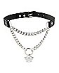 Drop Chain Butterfly Chain Choker Necklace