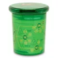 Green Metallic Pot Leaf Stash Jar - 7.5 oz. at Spencer's