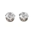 Round CZ Titanium Stud Earrings - 20 Gauge at Spencer's
