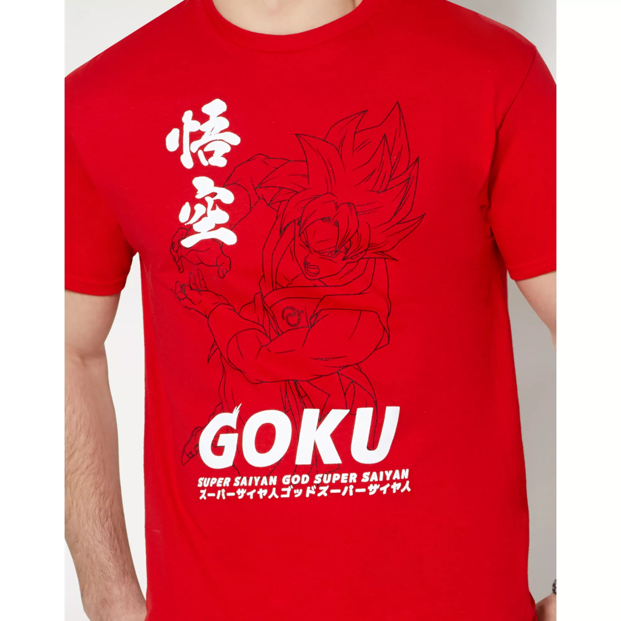 Red Super Saiyan Goku T Shirt - Dragon Ball Z at Spencer's
