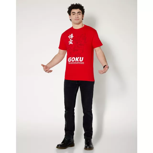 Red Super Saiyan Goku T Shirt - Dragon Ball Z at Spencer's
