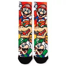 Super Mario Brothers Crew Socks at Spencer's