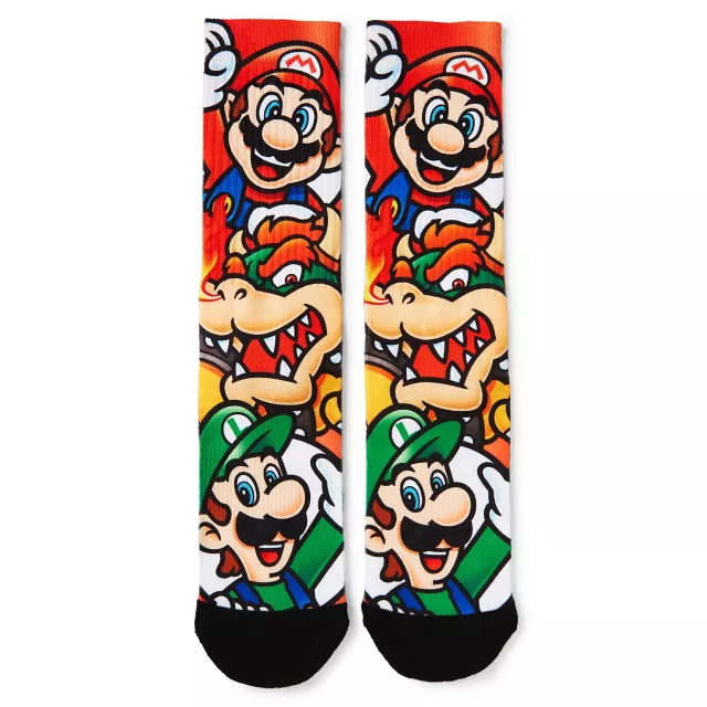 Super Mario Brothers Crew Socks at Spencer's