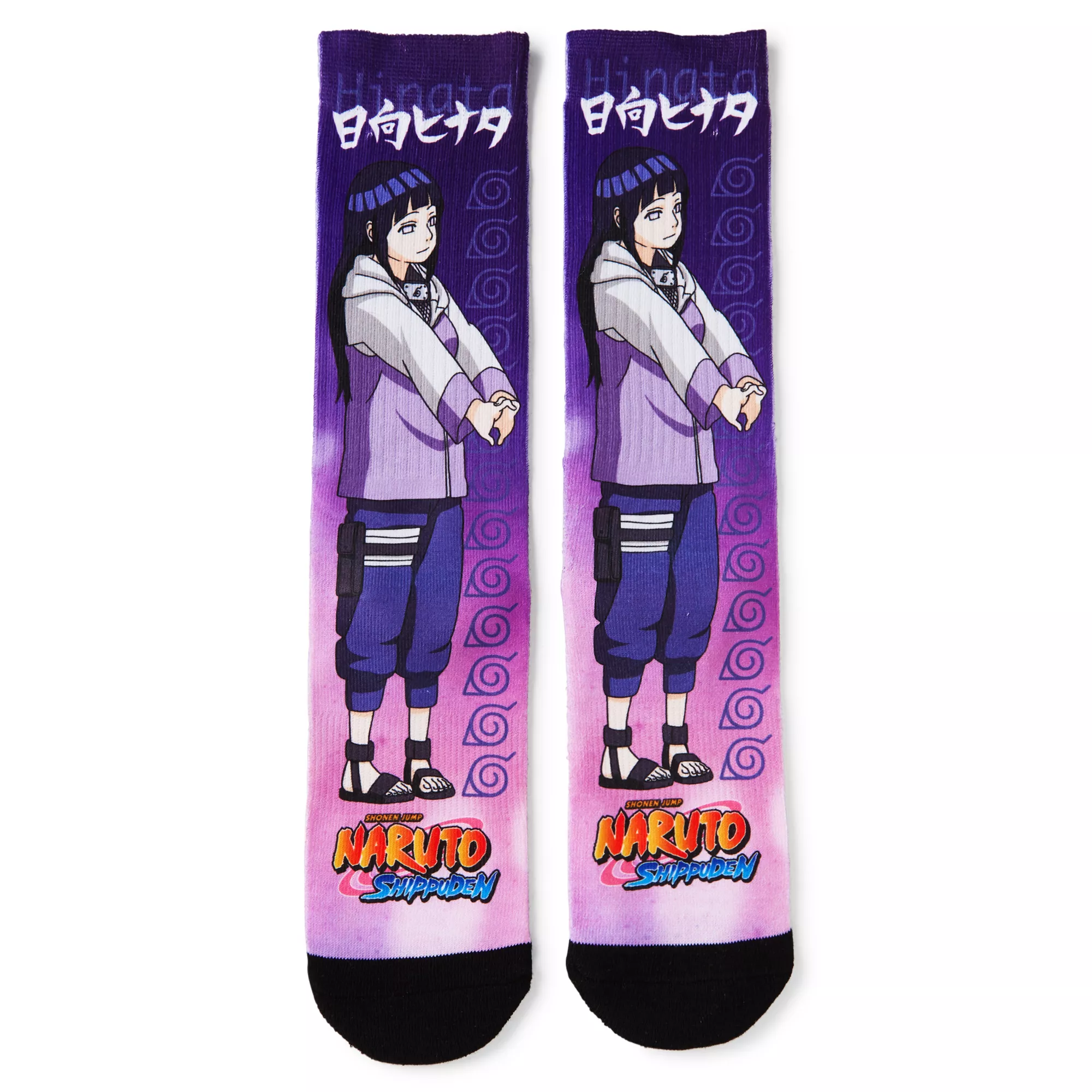 Hinata Crew Socks - Naruto Shippuden at Spencer's