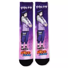 Hinata Crew Socks - Naruto Shippuden at Spencer's