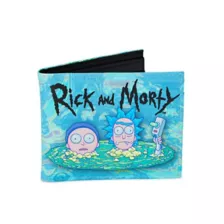 Rick and Morty Portal Bifold Wallet at Spencer's