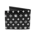 Weed Leaf Fuck Bifold Wallet at Spencer's