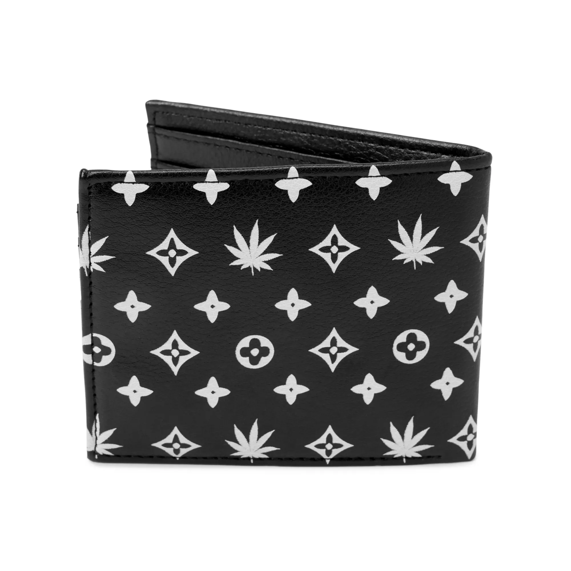 Weed Leaf Fuck Bifold Wallet at Spencer's