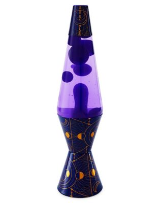 Blue and Purple Moon Phases Lava Lamp - 14.5 Inch
