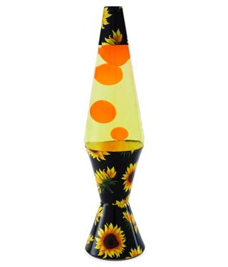 Yellow Sunflower Lava Lamp - 17 Inch