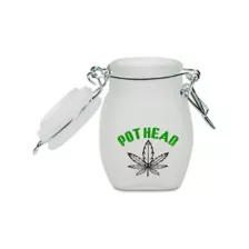 Pothead Leaf Stash Jar – 3.5 oz. at Spencer's