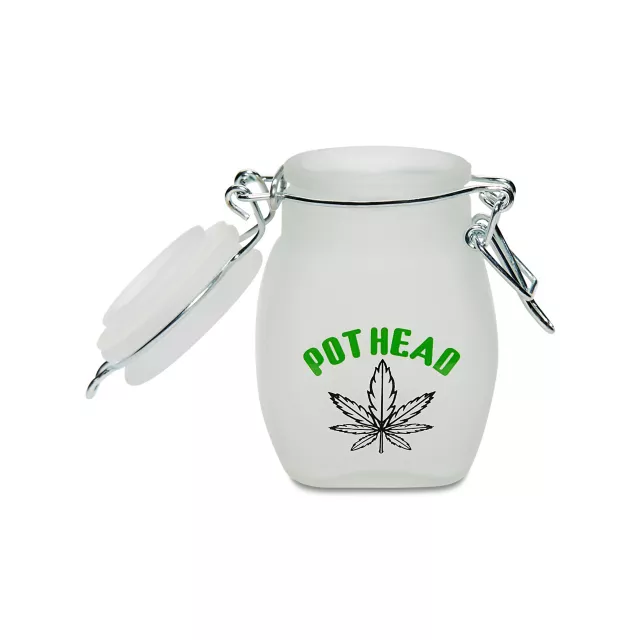 Pothead Leaf Stash Jar – 3.5 oz. at Spencer's