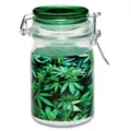 Green Leaves Stash Jar – 8 oz. at Spencer's