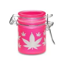 Neon Pink Leaf Stash Jar – 1.5 oz. at Spencer's