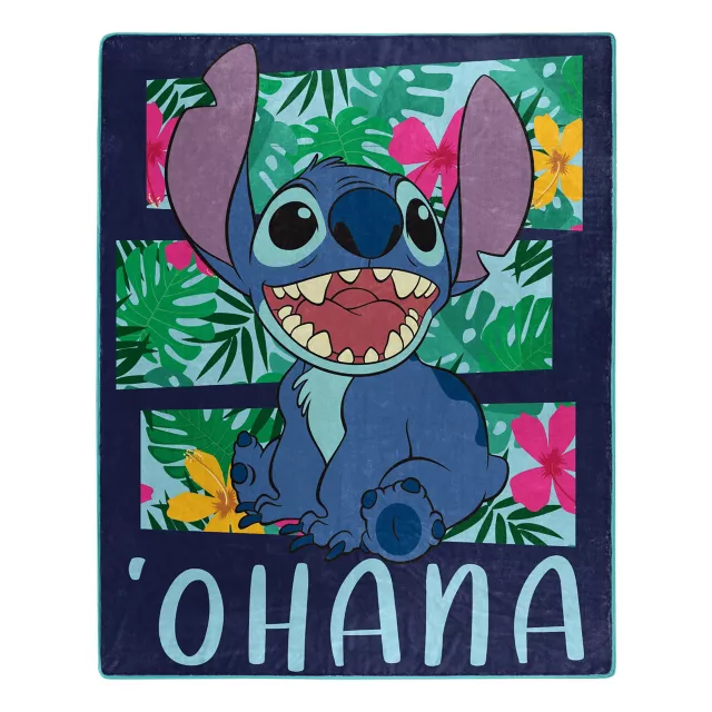 Ohana Stitch Fleece Blanket – Lilo & Stitch at Spencer's