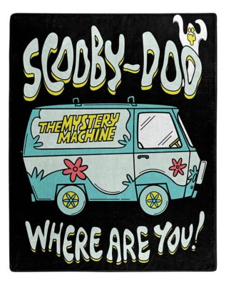 Mystery Machine Fleece Blanket Scooby Doo Spencer s