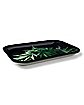 Black and Green Weed Leaf Tray