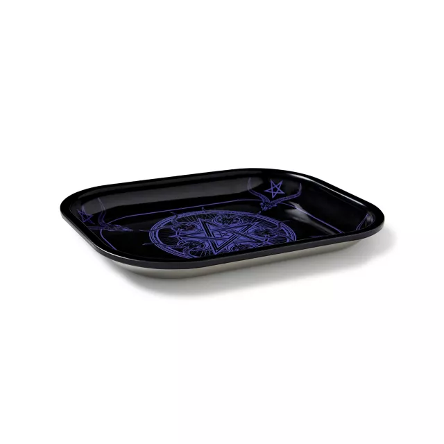 Black Wiccan Star Tray at Spencer's