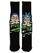 Portal Rick and Morty Crew Socks