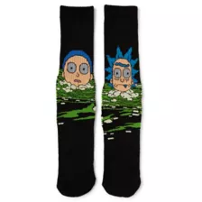 Portal Rick and Morty Crew Socks at Spencer's