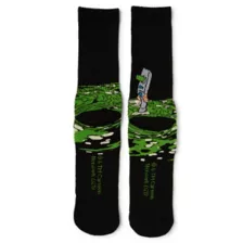 Portal Rick and Morty Crew Socks at Spencer's