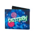 I’ll Destroy You Bifold Wallet – Invader Zim at Spencer's