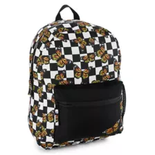 Checkered Butterfly Backpack at Spencer's