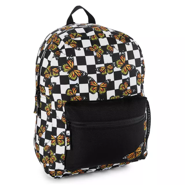 Checkered Butterfly Backpack at Spencer's