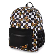 Checkered Butterfly Backpack at Spencer's