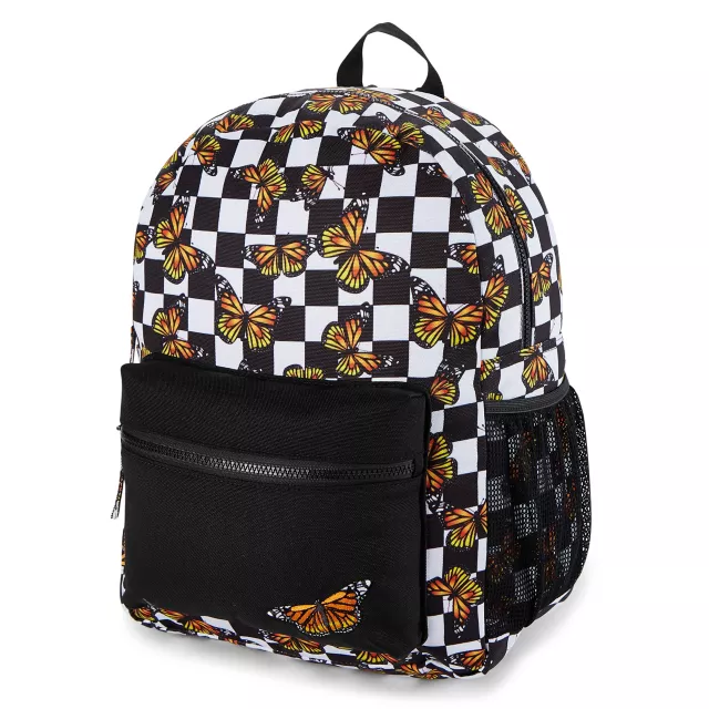 Checkered Butterfly Backpack at Spencer's
