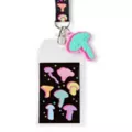 Neon Mushrooms Lanyard at Spencer's