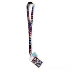 Neon Mushrooms Lanyard at Spencer's