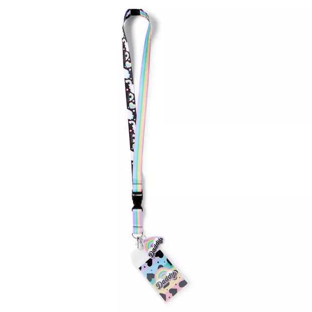Pride Pastel Rainbow Daddy Lanyard at Spencer's