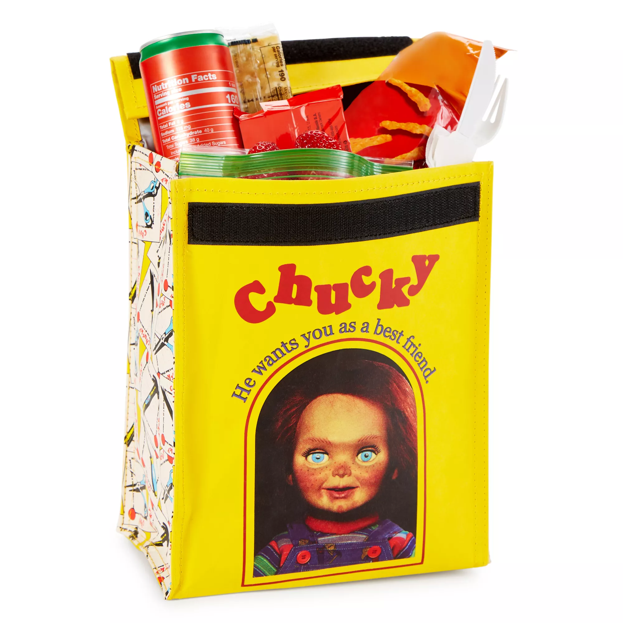 Roll Top Chucky Lunch Box - Child's Play at Spencer's