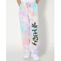 Tie Dye High Weed Leaf Print Sweatpants at Spencer's