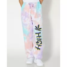 Tie Dye High Weed Leaf Print Sweatpants at Spencer's