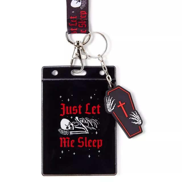 Just Let Me Sleep Lanyard at Spencer's