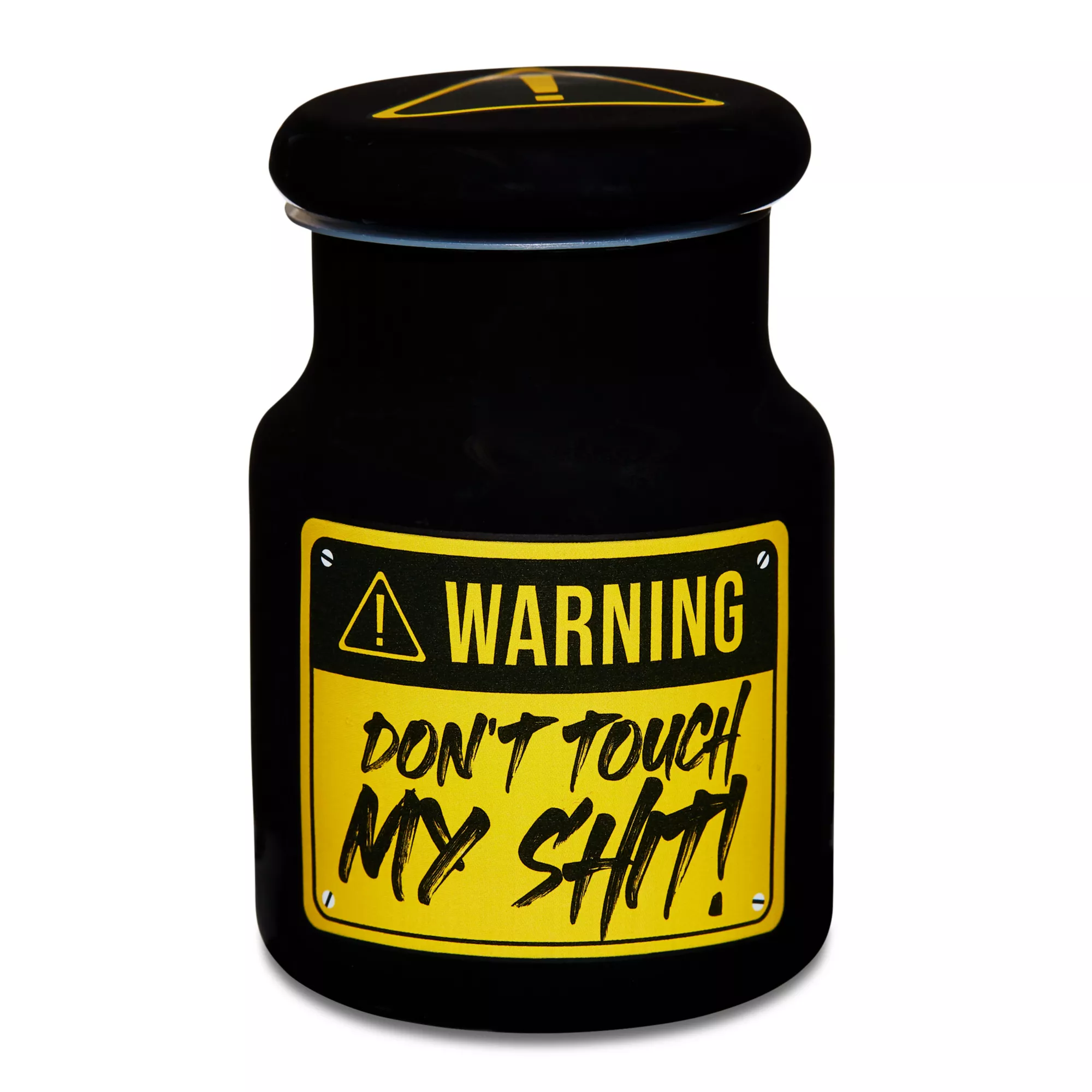 Warning Don't Touch Stash Jar - 3 oz. at Spencer's
