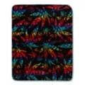 Trippy Leaf Fleece Blanket at Spencer's