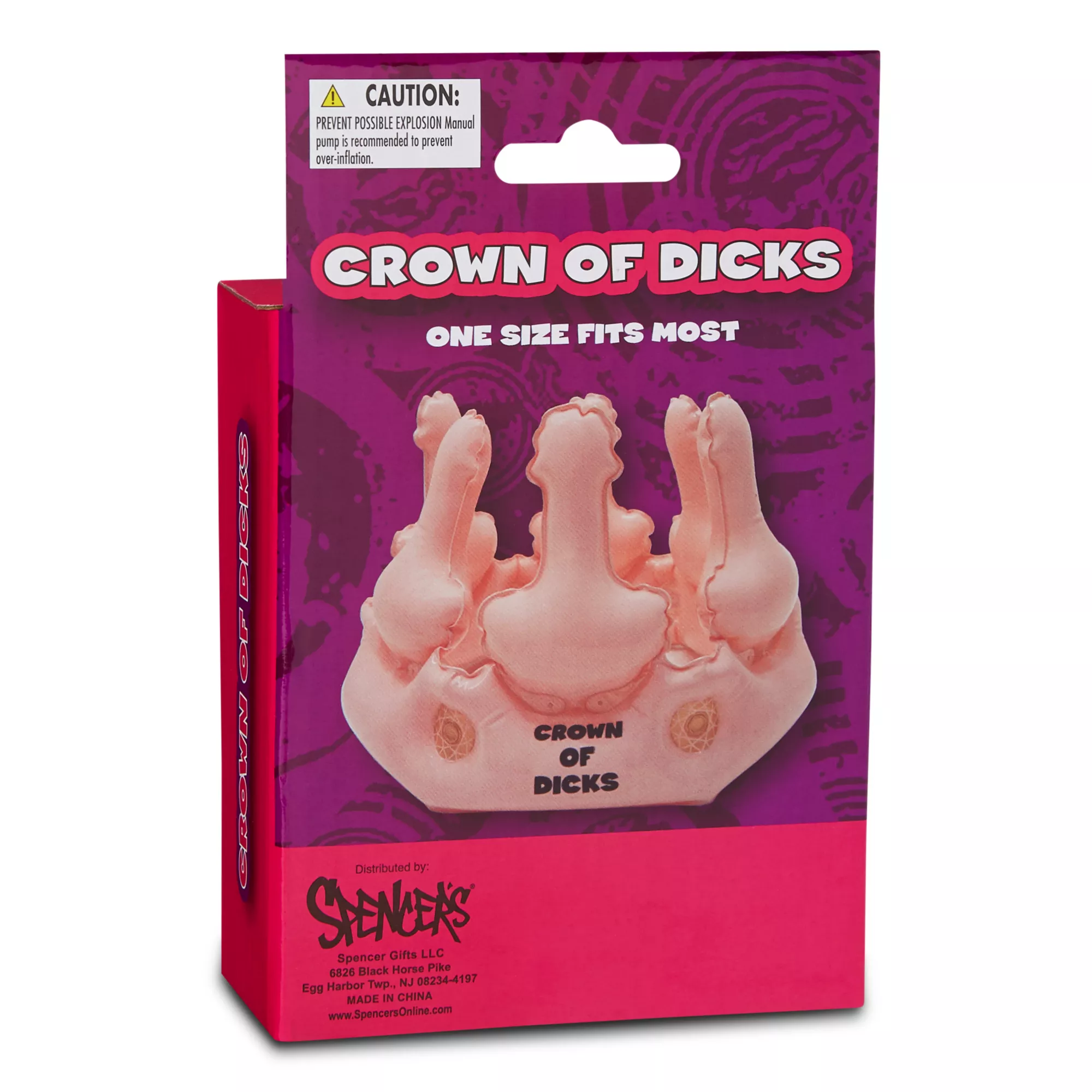 Inflatable Crown of Dicks at Spencer's