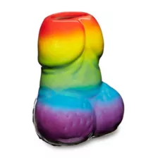 Rainbow Penis Shot Glass - 1.4 oz. at Spencer's