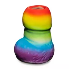 Rainbow Penis Shot Glass - 1.4 oz. at Spencer's