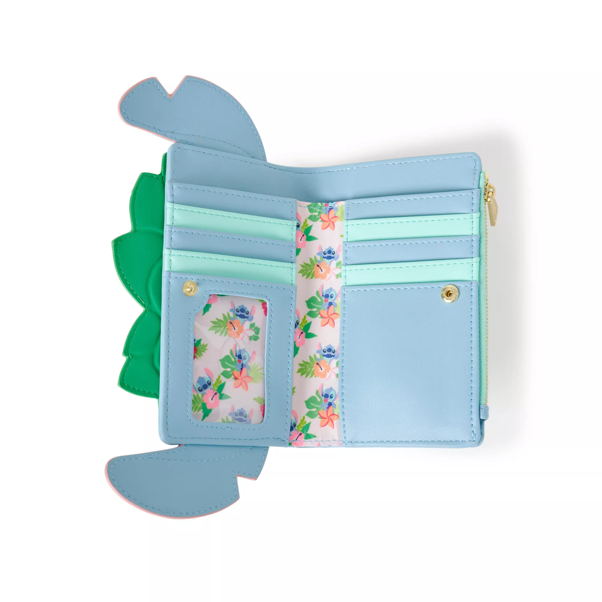 Loungefly Luau Stitch Zip Wallet - Lilo & Stitch at Spencer's
