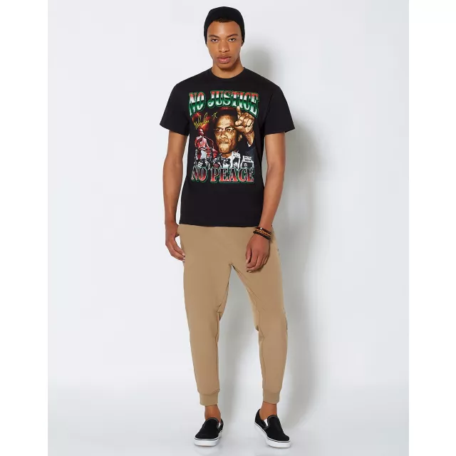 No Justice No Peace Malcolm X T Shirt at Spencer's